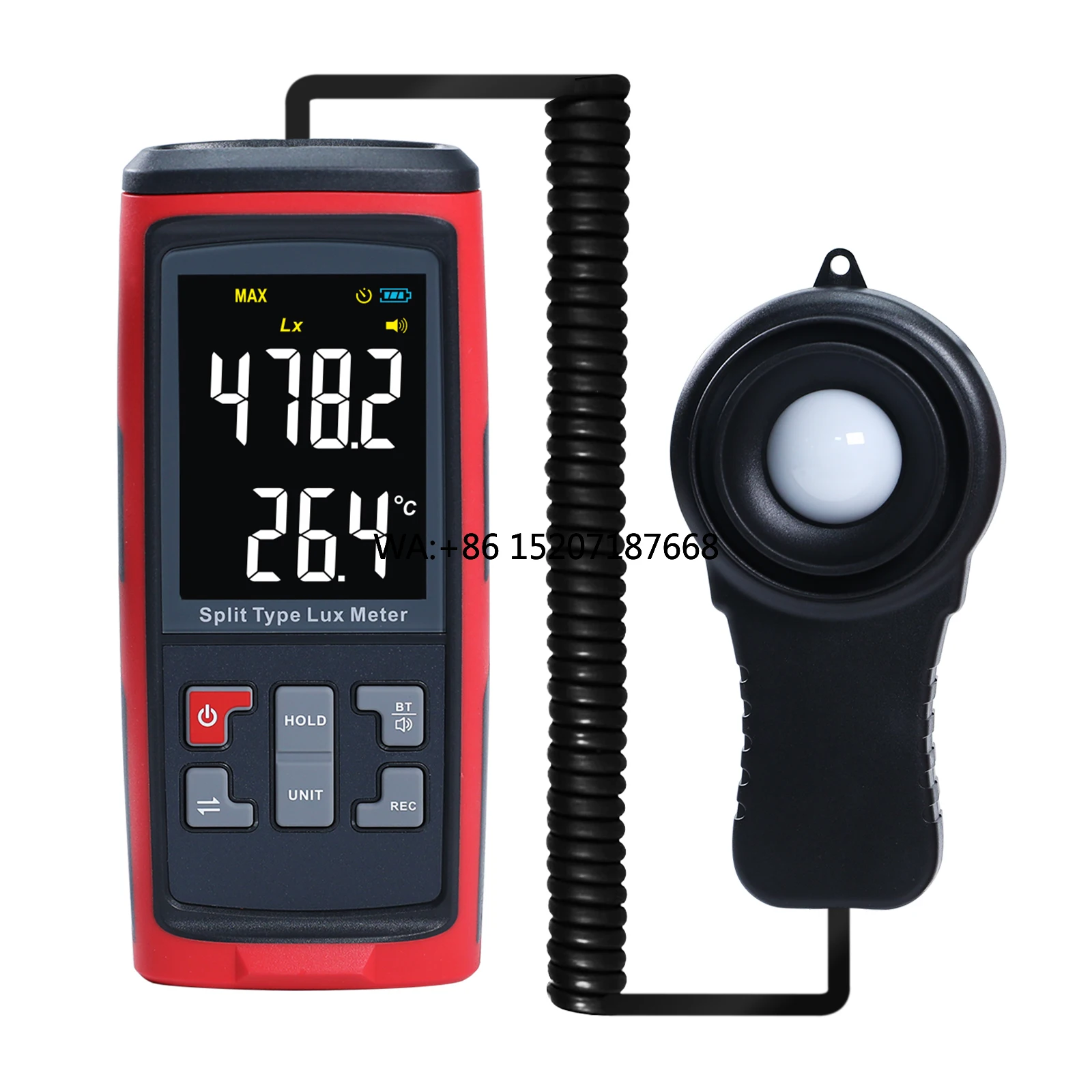 Photography Lighting Type - Cyfrowy dzielony iluminometr Lux Light 200
