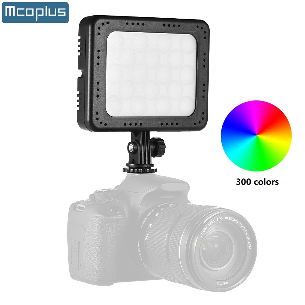Photography Lighting Youtube - Mcoplus 300 Color RGB Fotografia Światło