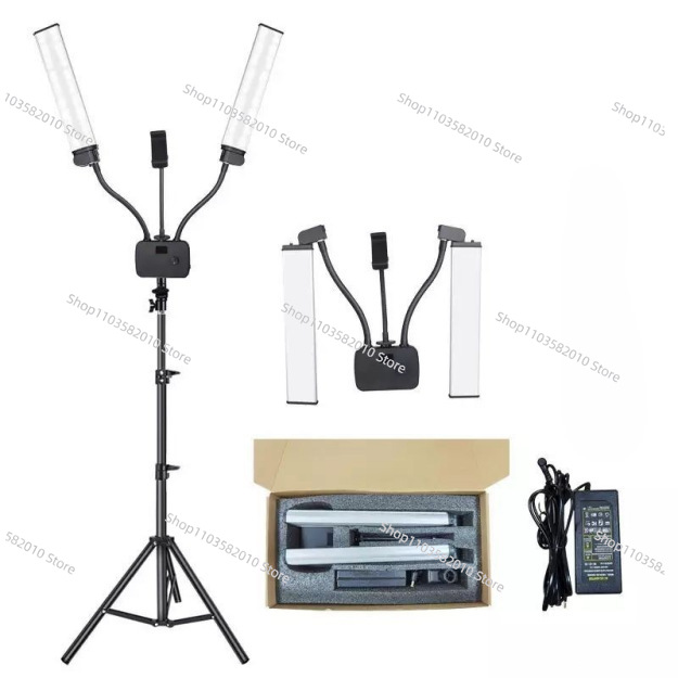 Photography Lighting Youtube - Składana lampa doświetlająca z podwójnym ramieniem,