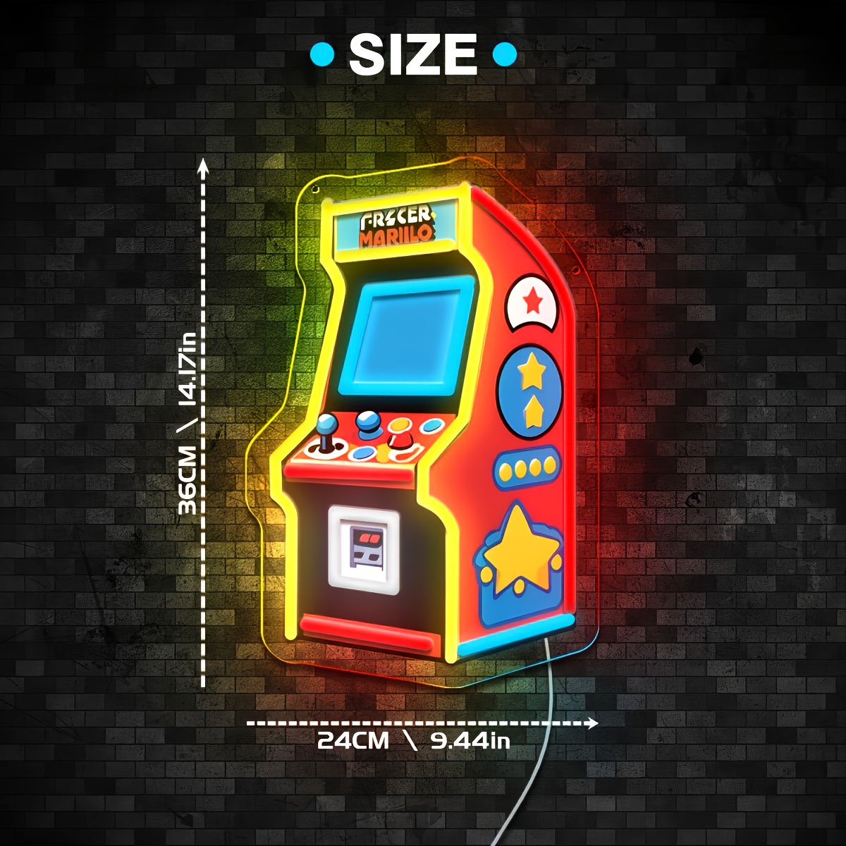 Neon LED w stylu retro arcade  – Vintage Photography Lighting recenzja i cena