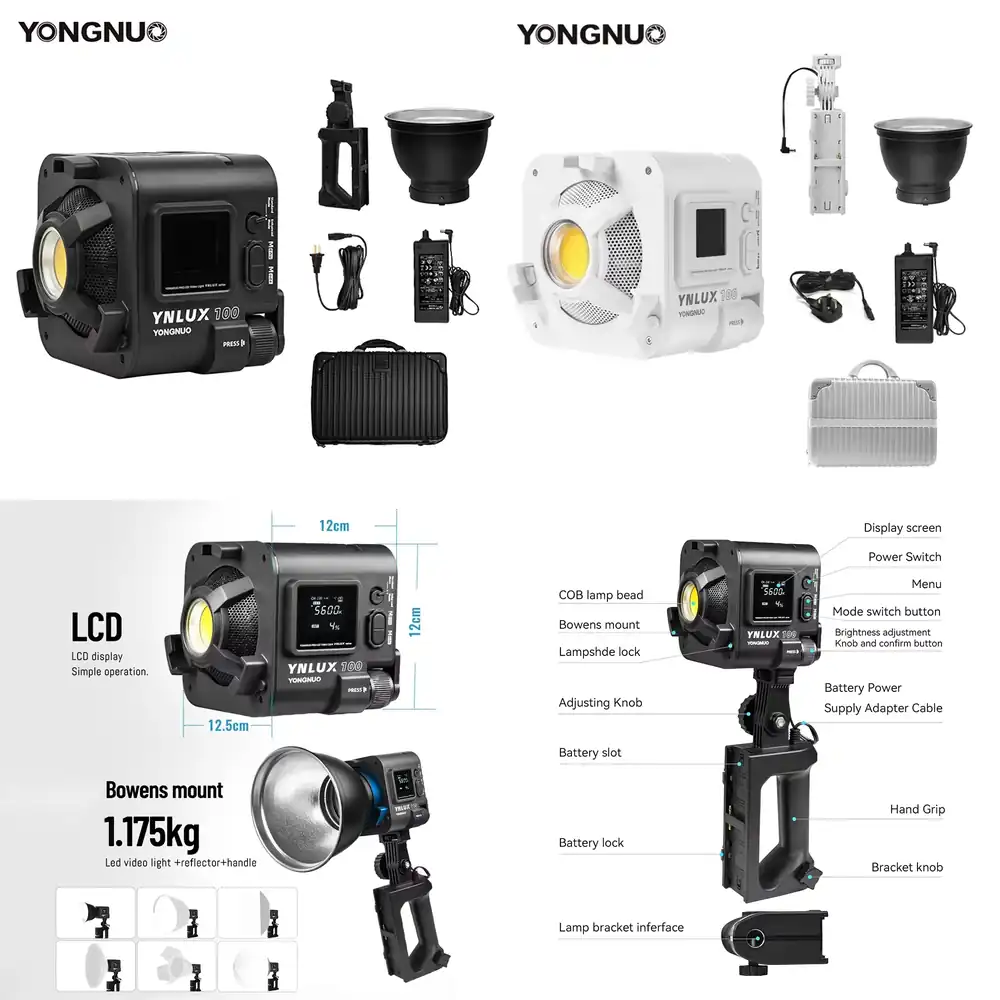 YONGNUO YNLUX100 100W 3200K-56 – Photography Of Lighting recenzja i cena