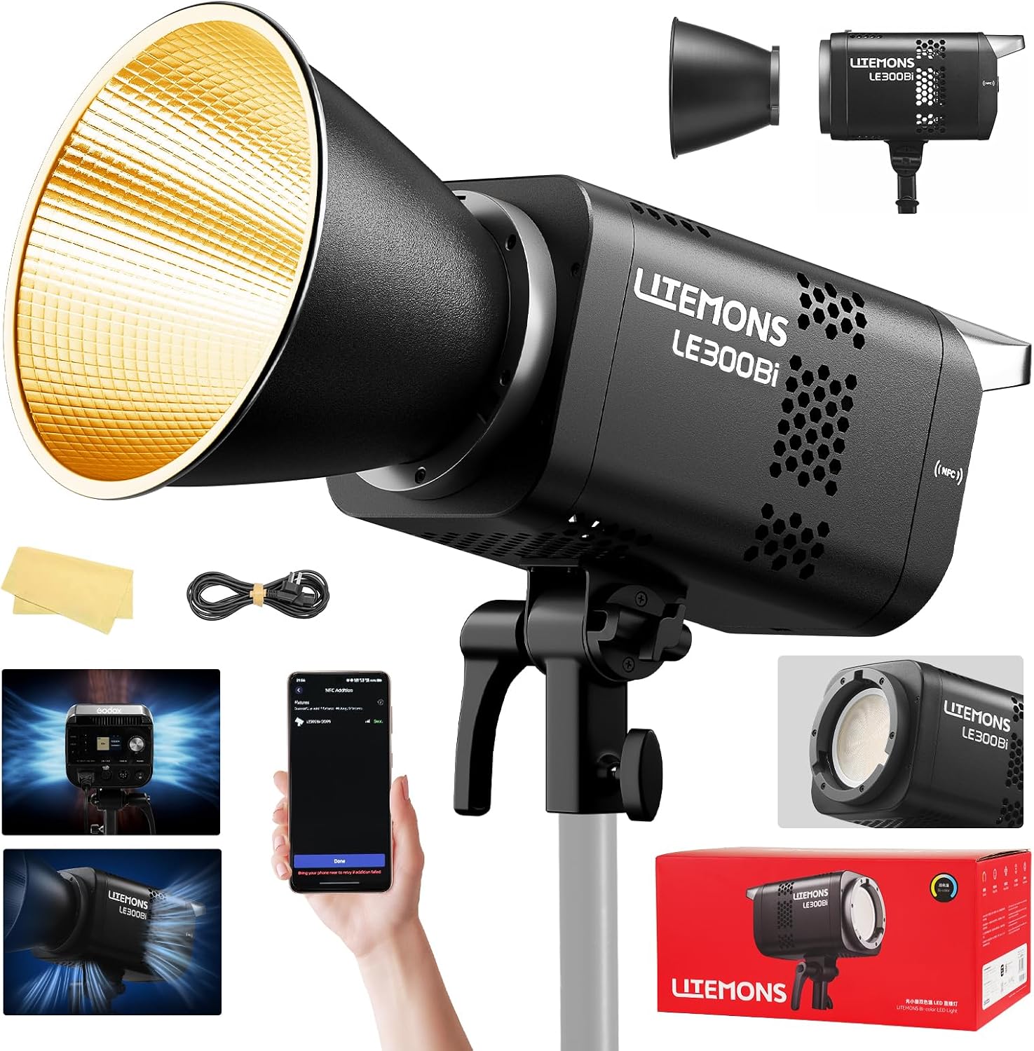 Zestaw oświetlenia wideo LED R – Photography Lighting Youtube recenzja i cena