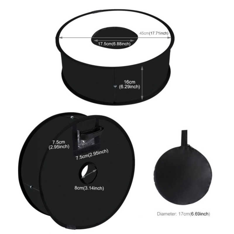 Składany 45cm softbox typu rin – Photography Lighting Type recenzja i cena