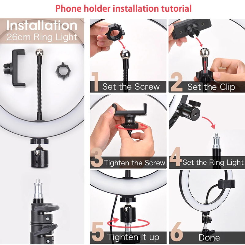 Lampy pierścieniowe LED 16cm 2 – Photography Lighting Youtube recenzja i cena