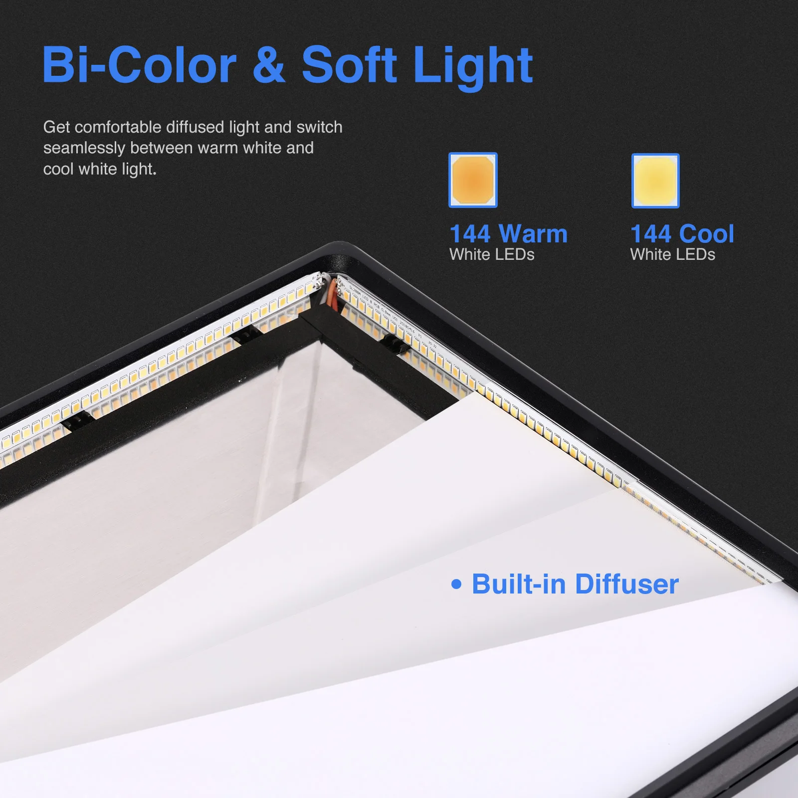 Neewer NL288 Duży panel świetl – Photography Lighting Youtube recenzja i cena